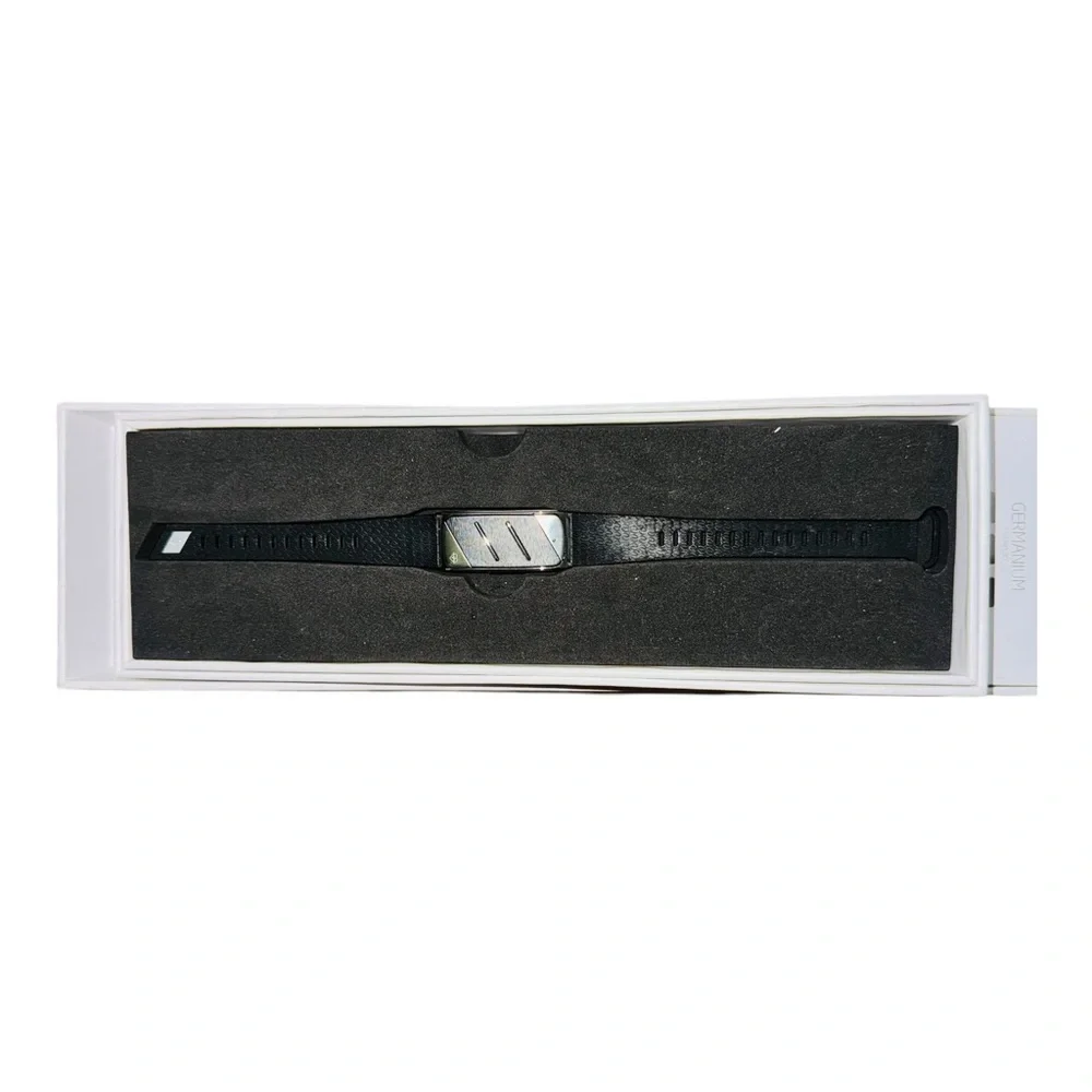 White and Black Smartwatch with Advanced Features